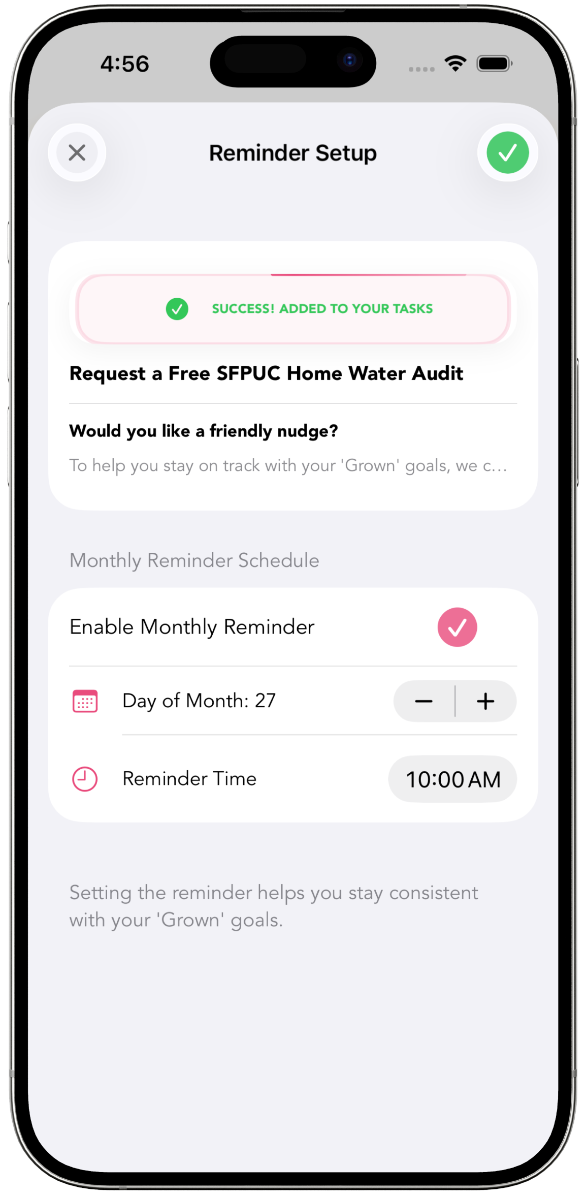 Schedule Smart Reminders