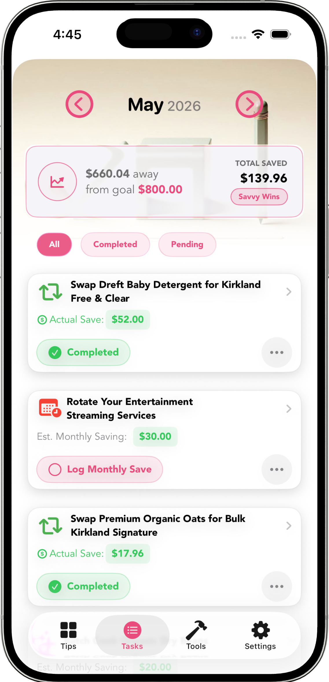 Real-Time Goal Tracking